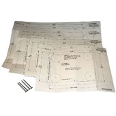 FM-12, Ensemble Installation à Plat pour Toute les HDS