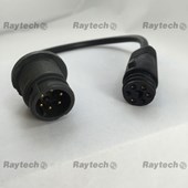 PCA-100BK, Câble d'Adaptation pour un Sonde Connecteur Gris à un Appareil X-25, Magna III,Ultra III