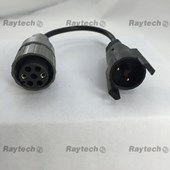 PCA-200BK, Câble d'Adaptation d'Alimentation Sonar Connecteur Gris à Alimentation Connecteur Noir