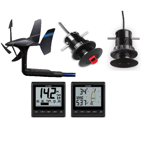 GNX Wind, gWind Wireless 2, GNX 20 and Speed & Temperature GST™ 43 Transducer Sail Pack