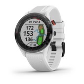 Approach® S62 - Black Ceramic Bezel with White Silicone Band