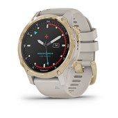 *** 100$ Mail-in Rebate *** Descent™ Mk2S - Light Gold with Light Sand Silicone Band