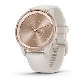 vívomove® Trend Ivory - Peach Gold Stainless Steel Bezel, Ivory Case and Ivory Silicone Band