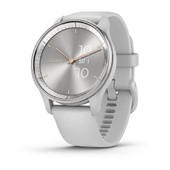 vívomove® Trend Mist Grey - Silver Stainless Steel Bezel, Grey Case and Grey Silicone Band