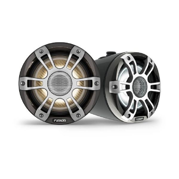 Signature Series 3i Marine Speakers - Wake Tower 6.5" 230-watt Sports Gray with CRVBW Light (Pair)