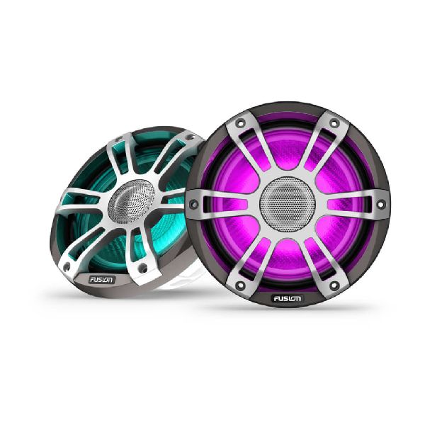 Signature Series 3i Marine Speakers - 7.7" 280-watt Coaxial Sports Gray with CRVBW Light (Pair)