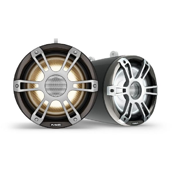 Signature Series 3i Marine Speakers - Wake Tower 8.8" 330-watt Sports Gray with CRVBW Light (Pair)