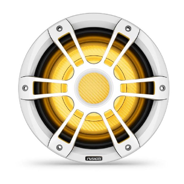 Signature Series 3i Marine Speakers - 10.0" 600-watt Sport White Marine Subwoofer with CRVBW Light