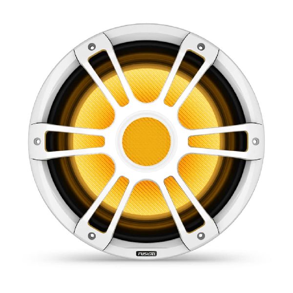 Signature Series 3i Marine Speakers - 12.0" 1400-watt Sport White Marine Subwoofer with CRVBW Light