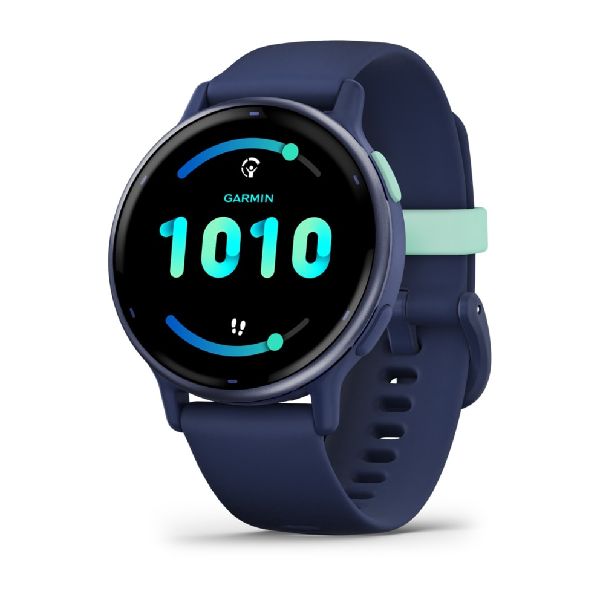 vívoactive® 5 - Metallic Navy Aluminum Bezel with Navy Case and Silicone Band