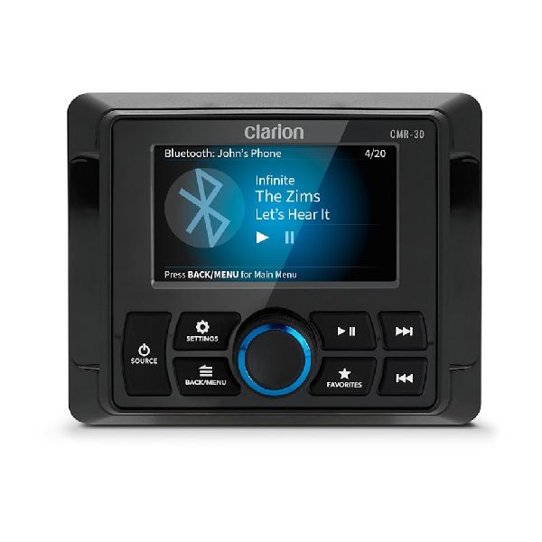Clarion® Marine CMR-30 Wired Remote With Full-color LCD Display