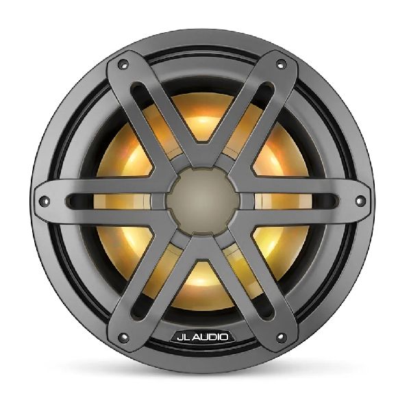 JL Audio® M3 Marine Subwoofer 10" with LED and Gray Sport Grille (M3-10IB-S-Gm-i-4)