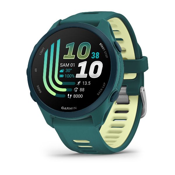 Forerunner® 170 Music - Teal Green with Teal Green/Citron Band