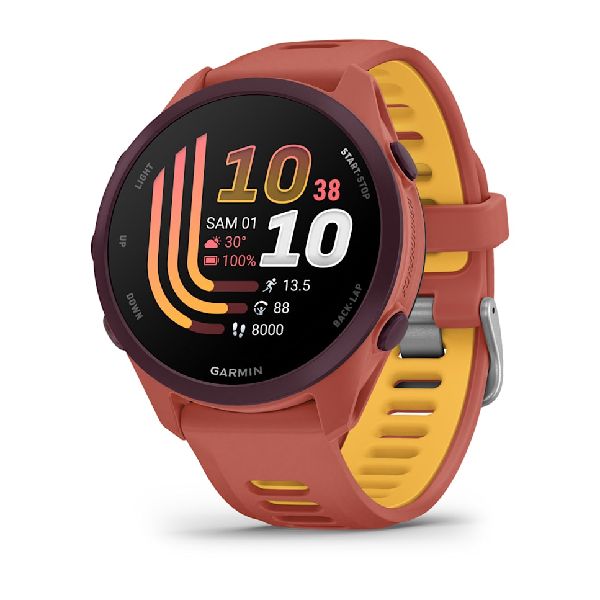 Forerunner® 170 Music - Red Pink with Red Pink/Mango Band