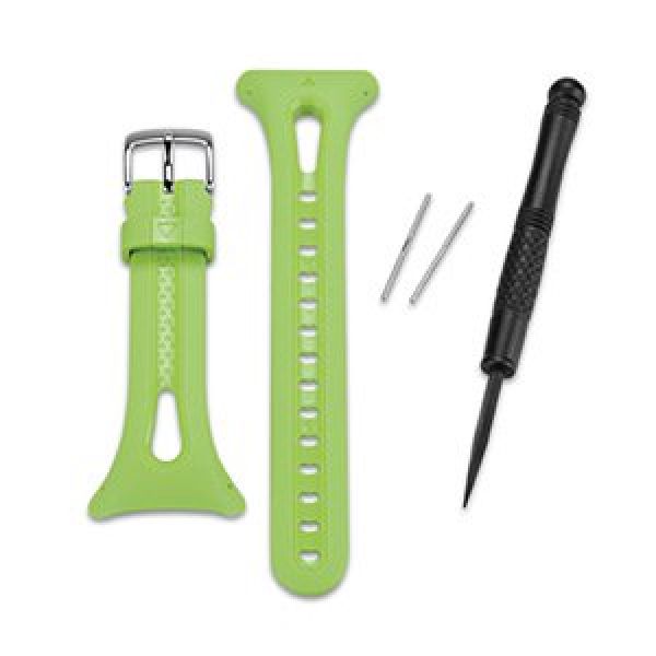Bracelet de Montre ForeRunner® 10/15 - Silicone Vert Petit avec Fermeture Argent