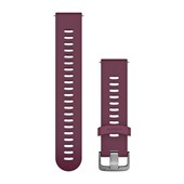 Bracelets à Dégagement Rapide (20 mm) - Silicone Myrtille avec Fermeture Acier - 204 mm