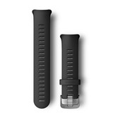 ForeRunner® 45 Watch Band - Silicone Black with Slate Hardware
