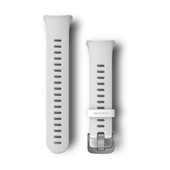 ForeRunner® 45s Watch Band - Silicone White with Slate Hardware