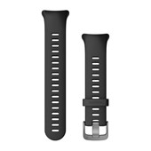 ForeRunner® 45s Watch Band - Silicone Black with Slate Hardware