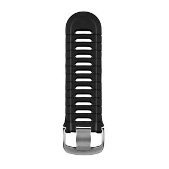 Watch Band - ForeRunner® 920XT Black Silicone Expander Silver