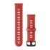 ForeRunner® 745 Watch Band - Silicone Magma Red with Slate Hardware