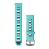 Bracelets à Dégagement Rapide (22 mm) - Silicone Turquoise/Noir avec Fermeture Ardoise - 205 mm