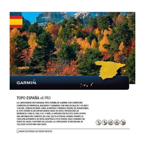 TOPO Spain v6 PRO :Carte microSD™/SD™