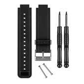 VívoActive® Watch Band - Silicone Black with Gray Hardware