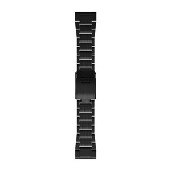 QuickFit® 26 Watch Bands - Titanium Bracelet with Carbon Gray DLC Coating