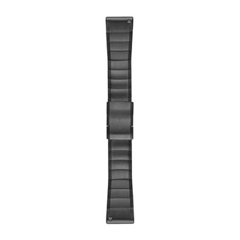 Bracelets de Montre QuickFit® 26 - Titanium Ardoise en Carbone Amorphe Gris Mat