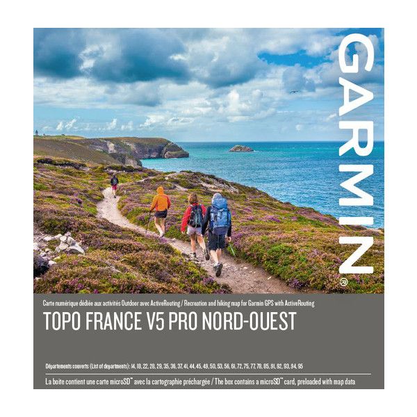 TOPO France v5 PRO - Nord-Ouest :Carte microSD™/SD™
