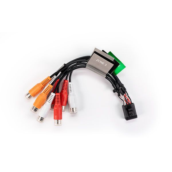 Connecteur zones 3 et 4 pour chaîne stéréo Fusion® (entrée RCA pour AUX 2)