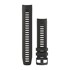 Instinct™ Watch Band - Silicone Graphite with Slate Hardware