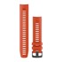 Instinct™ Watch Band - Silicone Red Flame with Slate Hardware