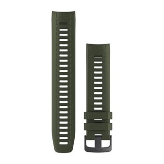 Instinct™ Watch Band - Silicone Moss with Slate Hardware