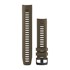 Instinct™ Watch Band - Silicone Coyote Tan with Slate Hardware