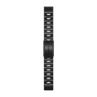 Bracelets de Montre QuickFit® 22 - Titanium Épuré avec Revêtement en Carbone Amorphe Gris Mat