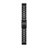 QuickFit® 22 Watch Bands - Vented Titanium Bracelet with Carbon Gray DLC Coating
