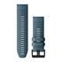 Bracelets de Montre QuickFit® 26 - Silicone Bleu Lagon avec Fermeture Noir