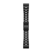 Bracelets de Montre QuickFit® 26 - Titanium Épuré avec Revêtement en Carbone Amorphe Gris Mat
