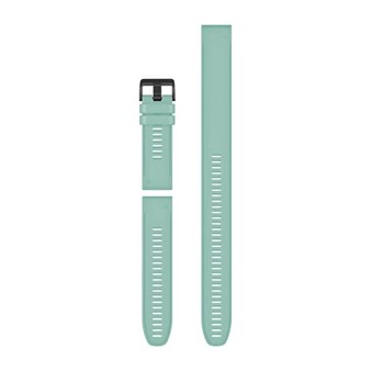 Bracelets de Montre QuickFit® 26 - Silicone Menthe Verte (3Pièces) avec Fermeture Noir