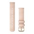 Quick Release Bands (20 mm) - Blush Pink Woven Nylon with Light Gold Hardware