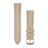 Bracelets à Dégagement Rapide (20 mm) - Cuir Beige Sable avec Fermeture Or-Rosé