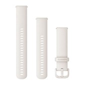 Quick Release Bands (20 mm) - Ivory Silicone with Ivory Hardware