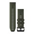 Bracelets de Montre QuickFit® 26 - Silicone Mousse avec Fermeture Noir