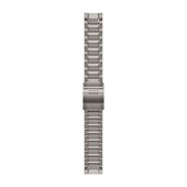 Bracelets de montre QuickFit® 22 - titane renforcé avec maillons en flèche et fermoir à boucle dépl
