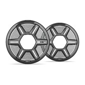 Grilles pour haut-parleurs Fusion Apollo™ - Grilles haut-parleurs grises perforées 6.5 po (paire)