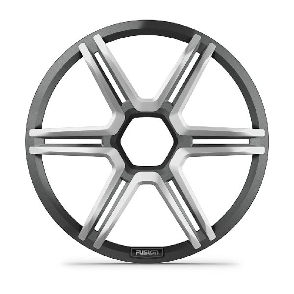 Grille pour caisson de basse Fusion Apollo™ - Grille de caisson de basse grise édition Sports 12 po