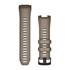 Instinct® 2X Solaire - Bracelets de montre 26 mm - Silicone Beige Coyotte Fermeture Noir