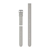 Bracelets QuickFit® 20 pour montre de plongée - Silicone gris cendré (3 pièces, pour la plongée)